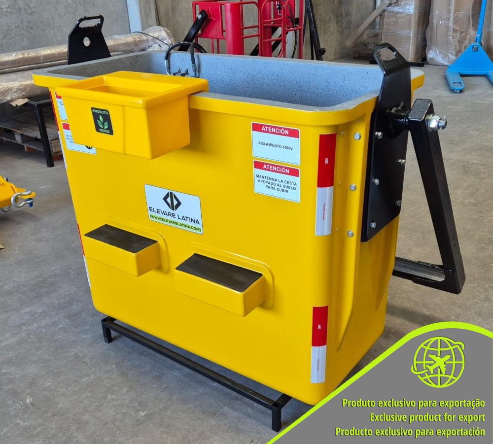 CESTO EM FIBRA CENTRAL