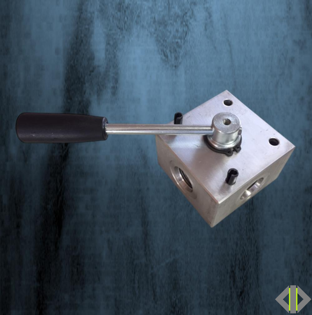 Valvula seletora de fluxo guindaste