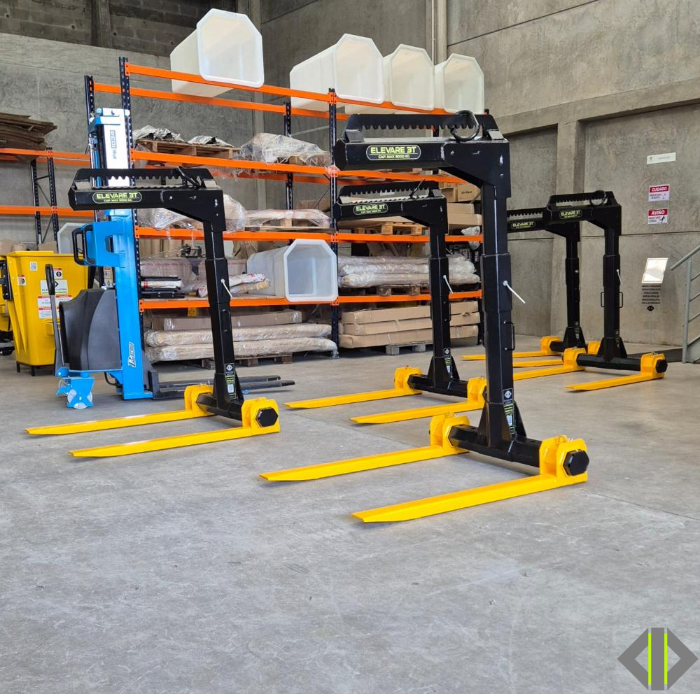 Porta pallet guindaste