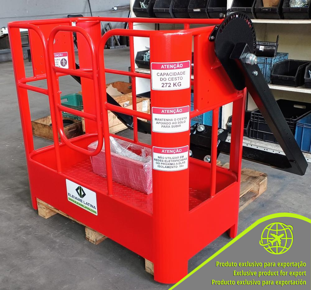 CESTO METÁLICO ACOPLADO  PARA GUINDASTE