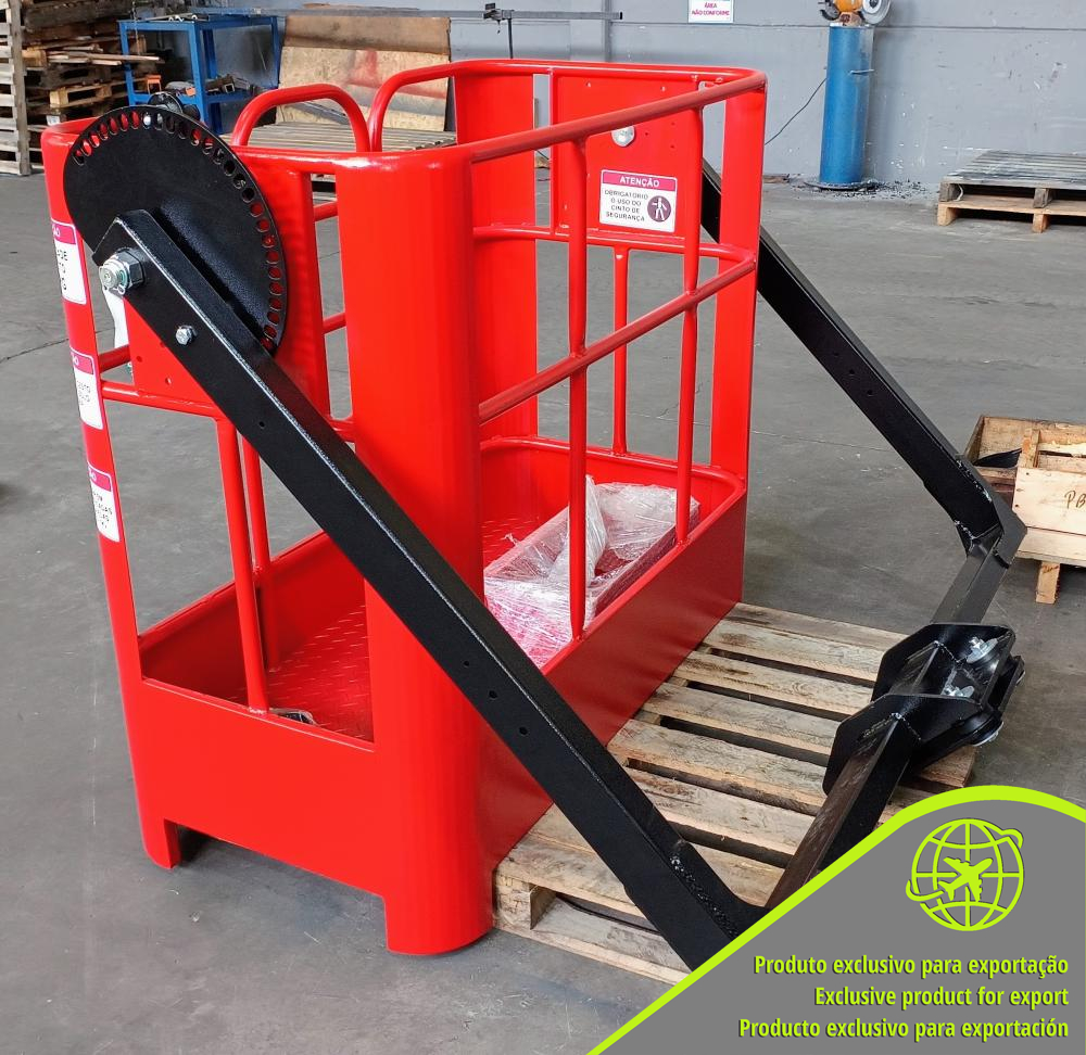 CESTO METÁLICO ACOPLADO  PARA GUINDASTE