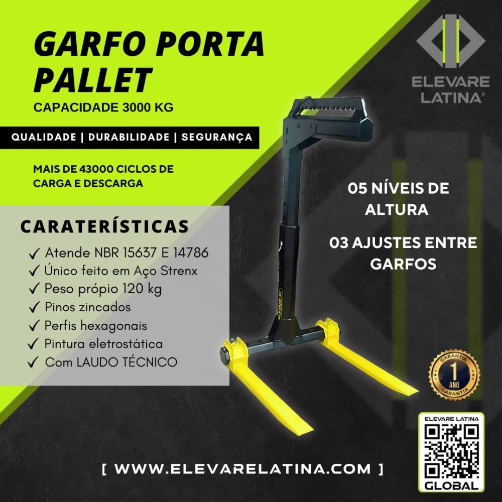 GARFO PORTA PALLET 3t