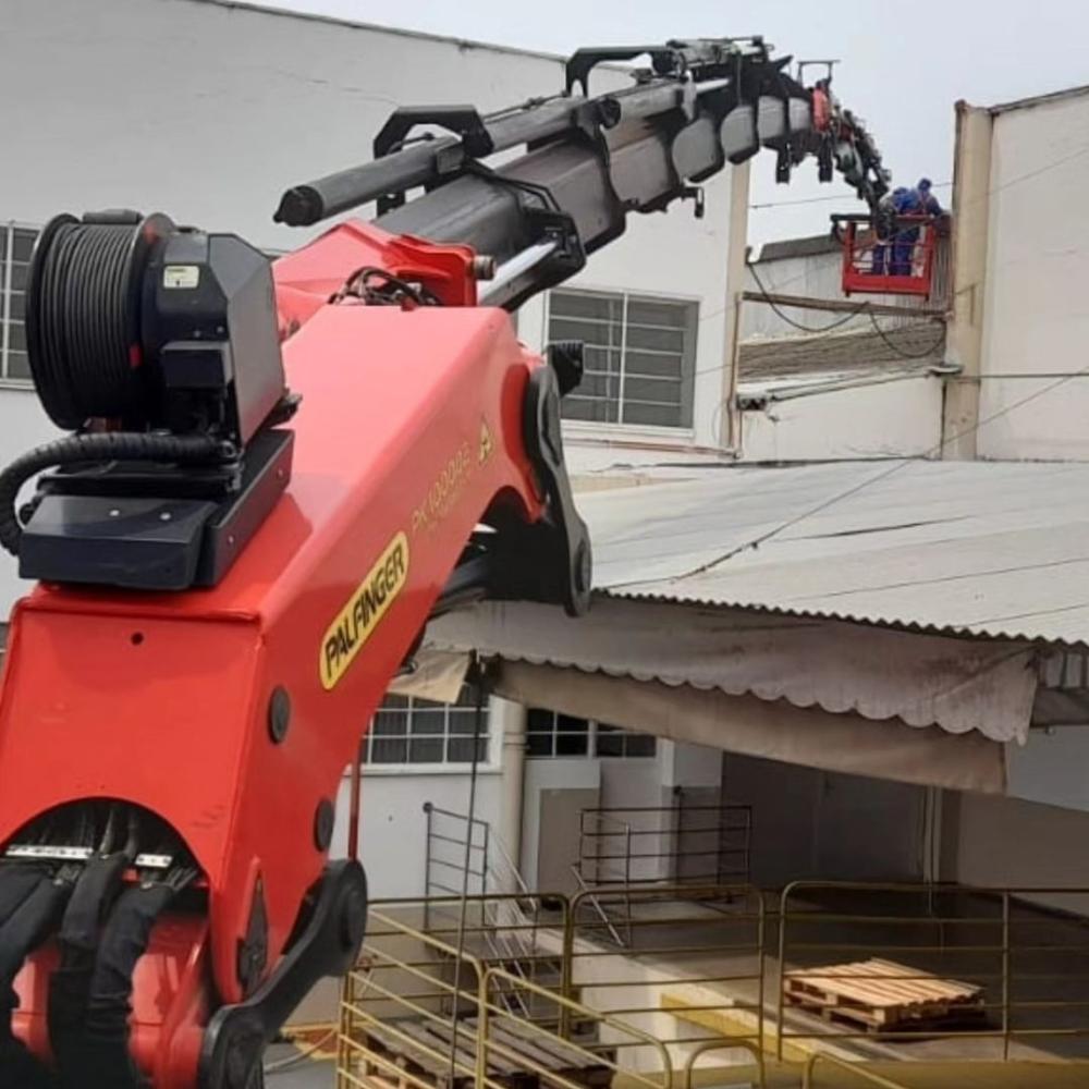 CESTO METÁLICO ACOPLADO  PARA GUINDASTE